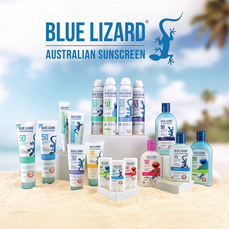 [Australia] - Blue Lizard Kids Mineral Sunscreen Stick with Zinc Oxide, SPF 50+, Water Resistant, UVA/UVB Protection - Easy to Apply, Fragrance Free.5 oz 0.5 Ounce (Pack of 1) 