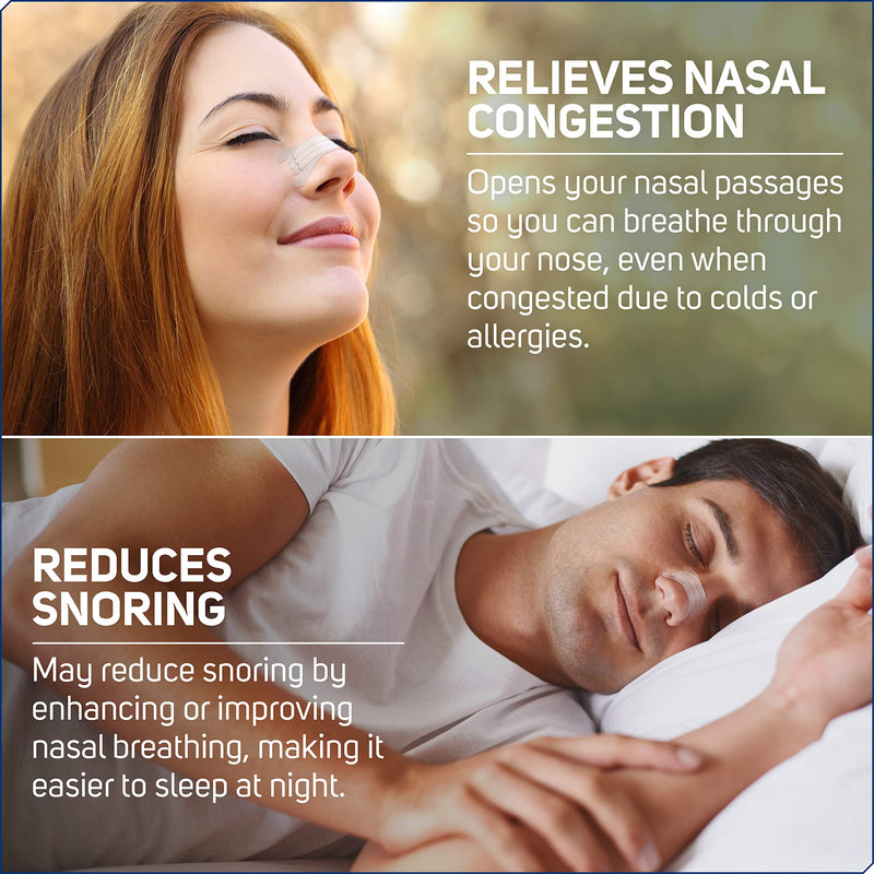 [Australia] - Clear Passage Nasal Strips Extra Strength, Tan, 50 Count | Works Instantly to Improve Sleep, Reduce Snoring, & Relieve Nasal Congestion Due to Colds & Allergies 50 Count (Pack of 1) 