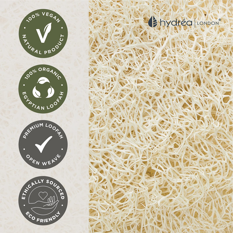 [Australia] - Cleansing & Exfoliating Loofah Facial Pad - Double Sided with Organic Egyptian Cotton 