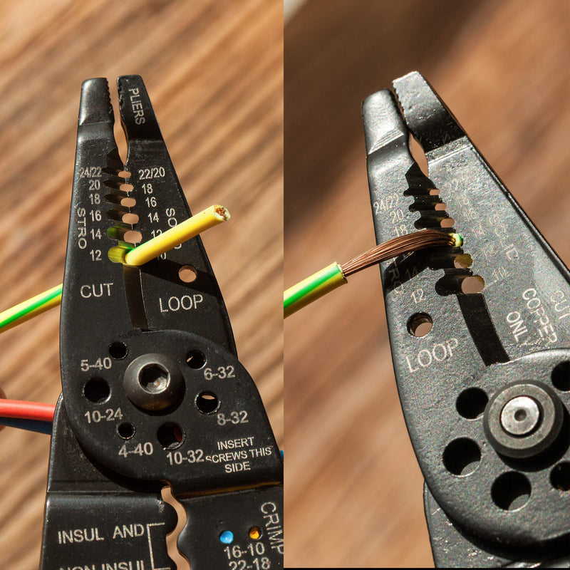 [Australia] - Mr. Pen- Wire Stripper, 8 inch, Wire Cutter, Wire Stripper Crimper, Wire Stripping Tool, Cable Stripper, Wiring Tools, Wire Crimping Tool 