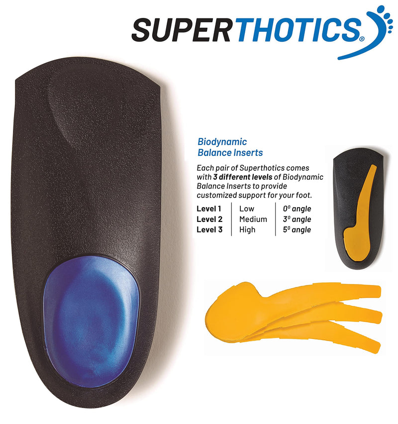 [Australia] - Orthotics Insoles Best Direct SUPERTHOTICS (for Men), Insoles for Arch Support, Plantar Fasciitis, Flat Feet, Instantly Relief Pain, Customizable (UK 8-10) UK 8-10 