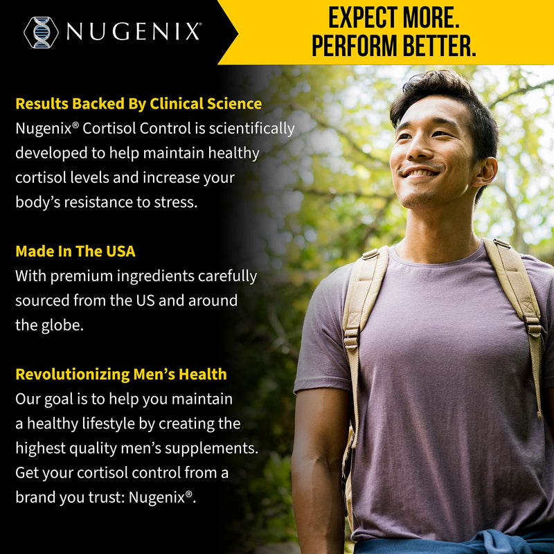 [Australia] - Nugenix Cortisol Control - Cortisol Manager and Adrenal Support Supplement for Men, 60 Capsules 