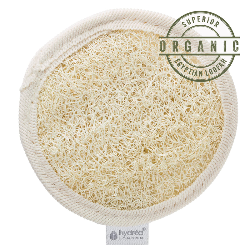 [Australia] - Cleansing & Exfoliating Loofah Facial Pad - Double Sided with Organic Egyptian Cotton 