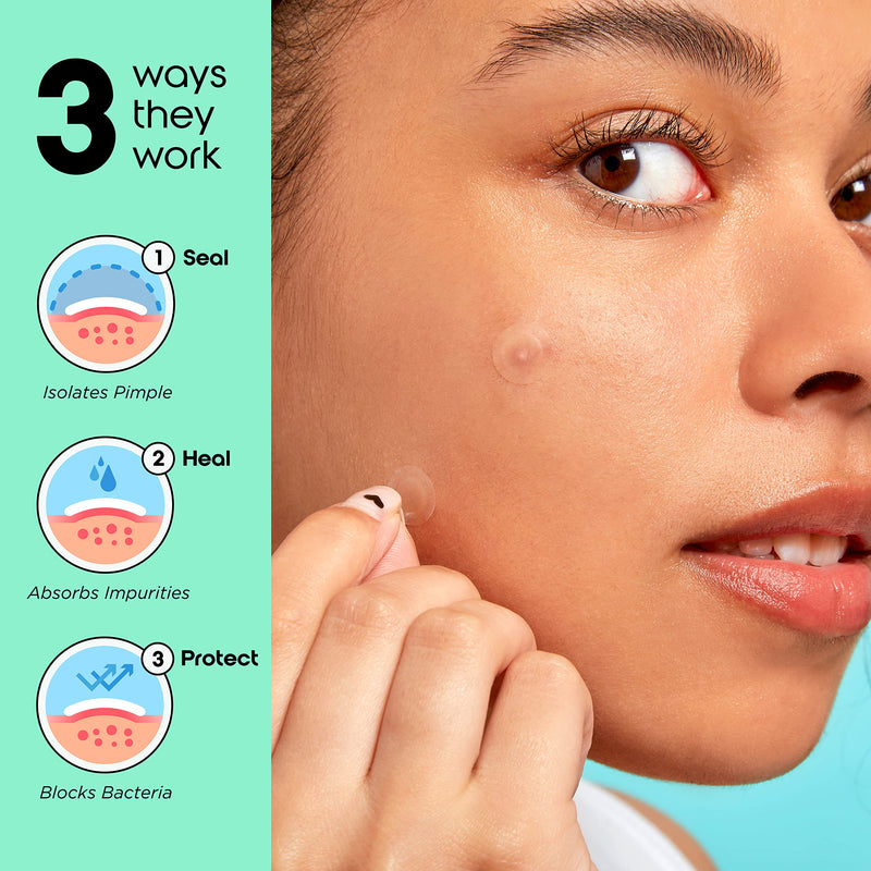 [Australia] - Patch Perfect Invisible Pimple Patches (102 Count) - Hydrocolloid Spot Patches which Accelerate Healing, Absorbing Dots for Spot Treatment, Vegan Spot Stickers, Fast-Acting Acne Patch (Two Sizes) 