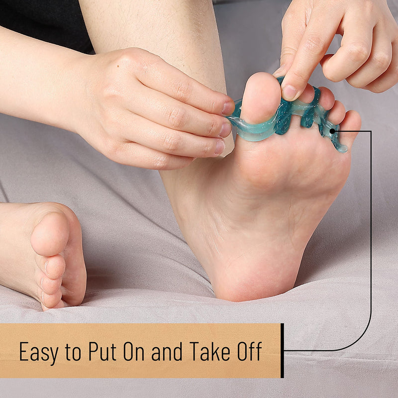 [Australia] - DR. JK- ToePal Gel Toe Separator, Narrow, 1 Pair, Toe Spacers, Toe Straightener, Hammer Toe Straightener, Toe Spreader, Toe Stretcher, Toe Corrector for Women and Men, Bunion Corrector 