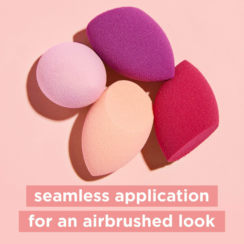 [Australia] - Real Techniques Mini Miracle Complexion Sponge Makeup Blender, Set of 4 Beauty Sponges 