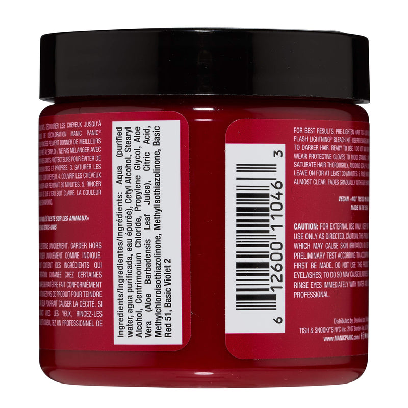 [Australia] - Manic Panic Cream Formula Semi-Permanent Hair Colour – Cleo Rose 118 ml (Pack of 1) 