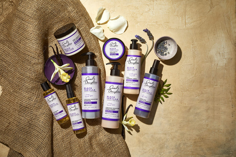 [Australia] - Carol’s Daughter Black Vanilla Leave In Conditioner Spray for Curly, Wavy, Natural Hair, Adds Moisture & Shine to Dry, Damaged Hair- Made with Castor Oil, Rosemary and Aloe for Hydration, 8 fl oz Leave-In Conditioner Spray 