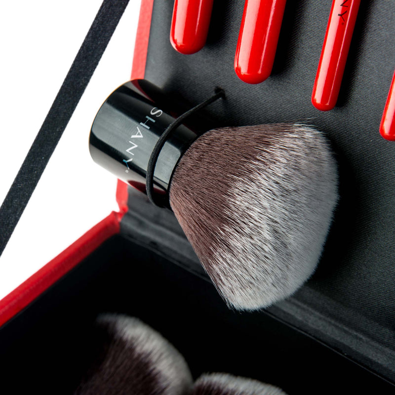 [Australia] - SHANY Vanity Vox- 15 Pc Premium Cosmetics Brush Set with Stylish Storage Box and Stand 