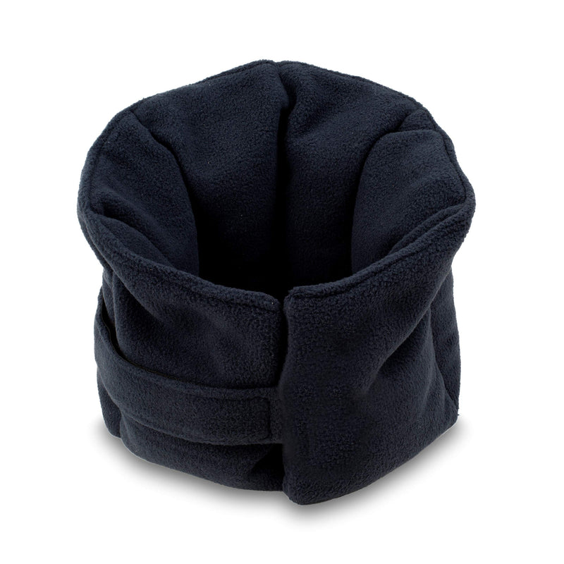 [Australia] - Zhu-Zhu Soothing Neck & Joint Wrap - Microwavable Unscented Wheat Bag Navy Fleece - Microwave Heat Pad Hot Pack - Heat Therapy Pain Relief 