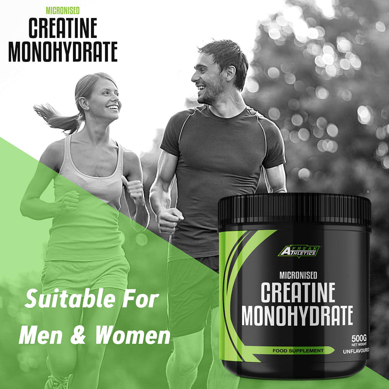 [Australia] - Creatine Monohydrate Powder 500g - Premium Grade Creatine Monohydrate - UK Made - Unflavoured Creatine Powder Scoop Included 