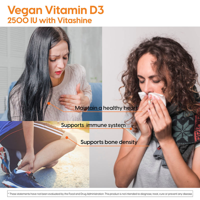 [Australia] - Doctor's Best Vitamin D3 2500IU with Vitashine D3, Non-GMO, Vegan, Gluten & Soy Free, Regulates Immune Function, Supports Healthy Bones, 60 Count 60 Count (Pack of 1) 