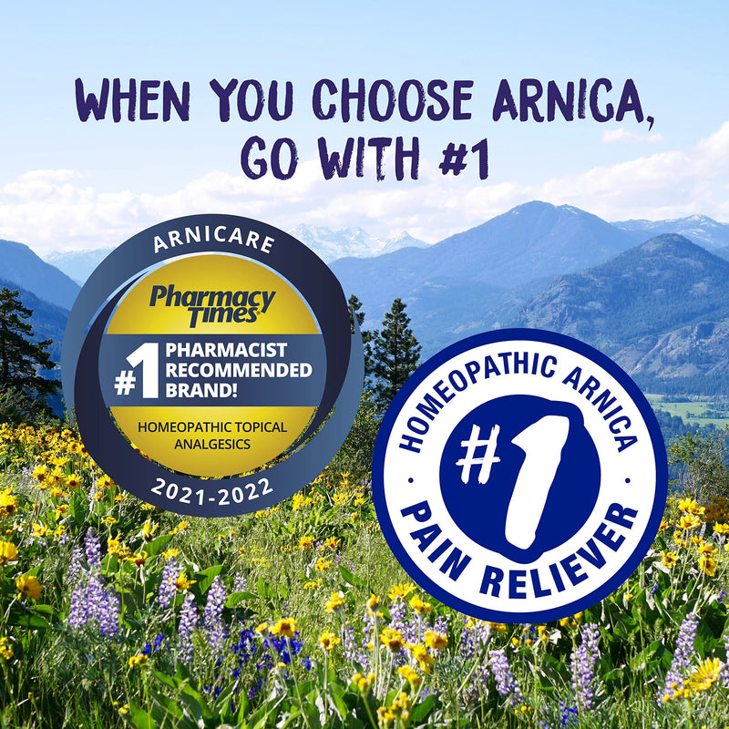 [Australia] - Boiron Arnicare Cream and Arnica 30c Value Pack for Pain Relief, Muscle Soreness, and Swelling from Buising or Injury - 2.5 oz + 80 Pellet Tube 