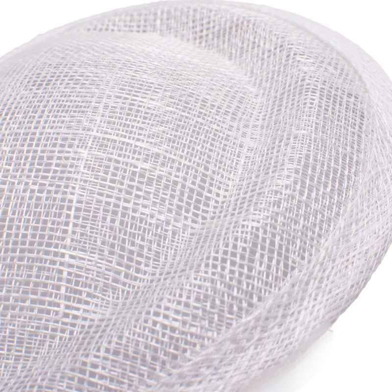 [Australia] - Lawliet Unique Shape Sinamay Hat Fascinator Base Millinery Making Material B064 White 