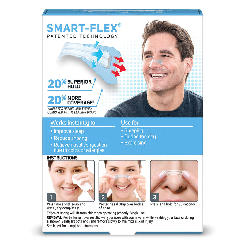 [Australia] - Clear Passage Nasal Strips Medium,, 50 ct | Works Instantly to Improve Sleep, Reduce Snoring, & Relieve Nasal Congestion Due to Colds & Allergies (Clear 2 Count) 
