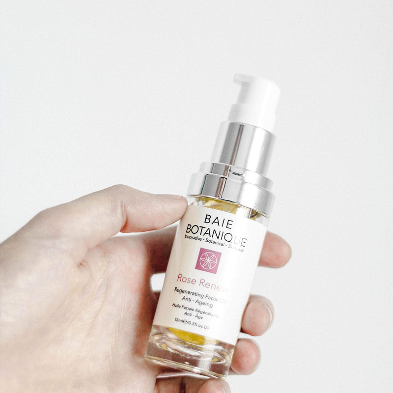[Australia] - Anti-Ageing Facial Oil 15ml - Rose Absolute, Camelia, Borage, Evening Primrose, Abyssinian & Amla Oil - 100% Natural, 90% Organic 