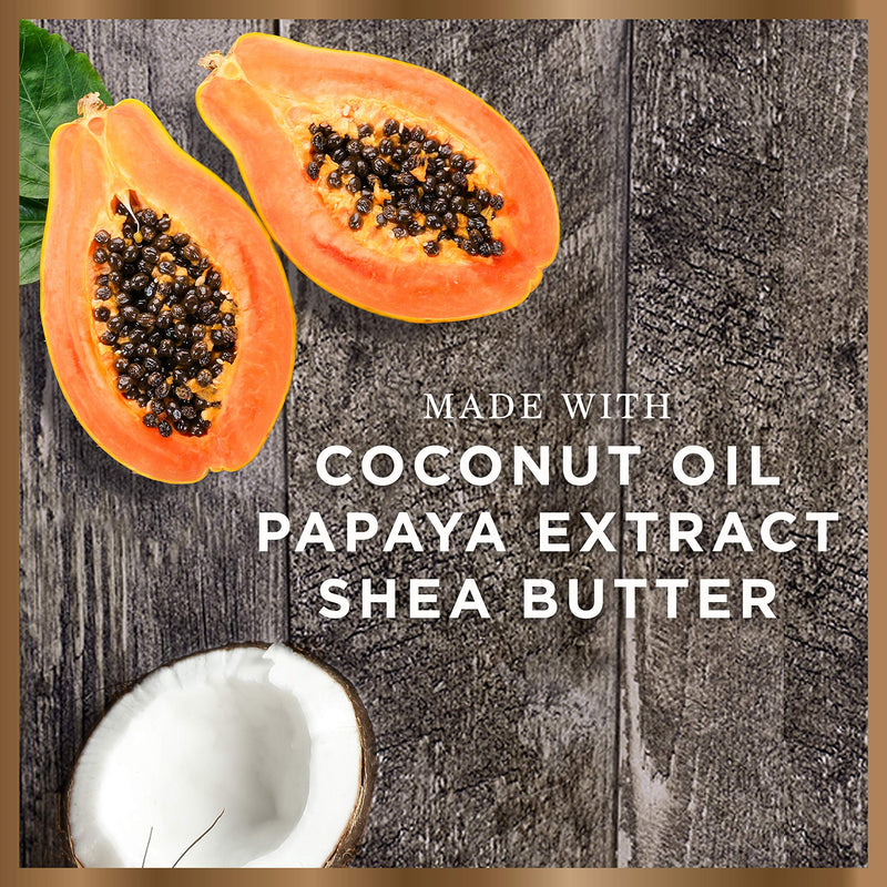 [Australia] - Nubian Heritage Coconut Papaya Body Wash Cleanser for Dry, Dull Skin Polish + Renew Hydrating Body Wash 13 fl oz 