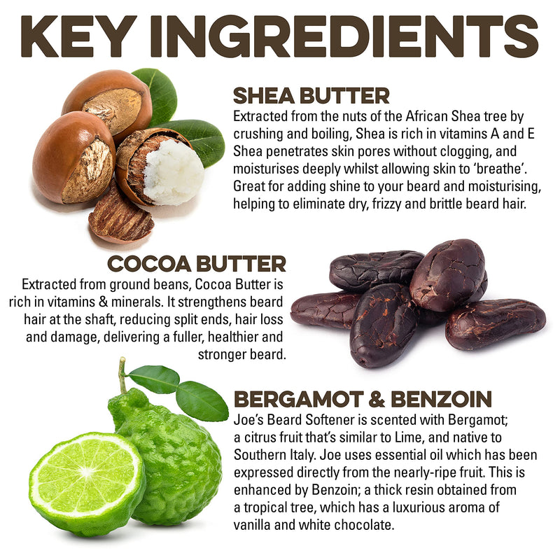 [Australia] - Gnarly Joe Beard Softener and Face Cream. Triple-Whipped Cocoa and Shea Butter. Leave-In Overnight. 75 ml (Bergamot and Benzoin, 75 ml) Bergamot and Benzoin 75 ml (Pack of 1) 