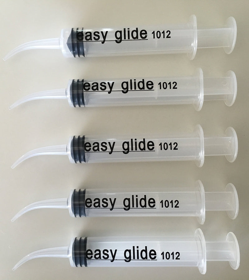 [Australia] - (Qty 25) Easy Glide Curved Tip Syringes 10/12cc (No Needle) 