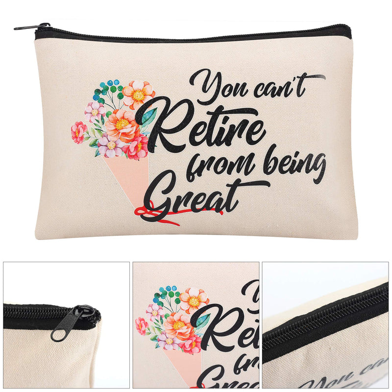 [Australia] - 8 pieces Funny Retirement Gifts for Women,Retirement women makeup bag Gift Retired bag for Mom Boss Coworkers Office & Family. Unique Ideas for Her Nurses Navy Air Force Military Gag 