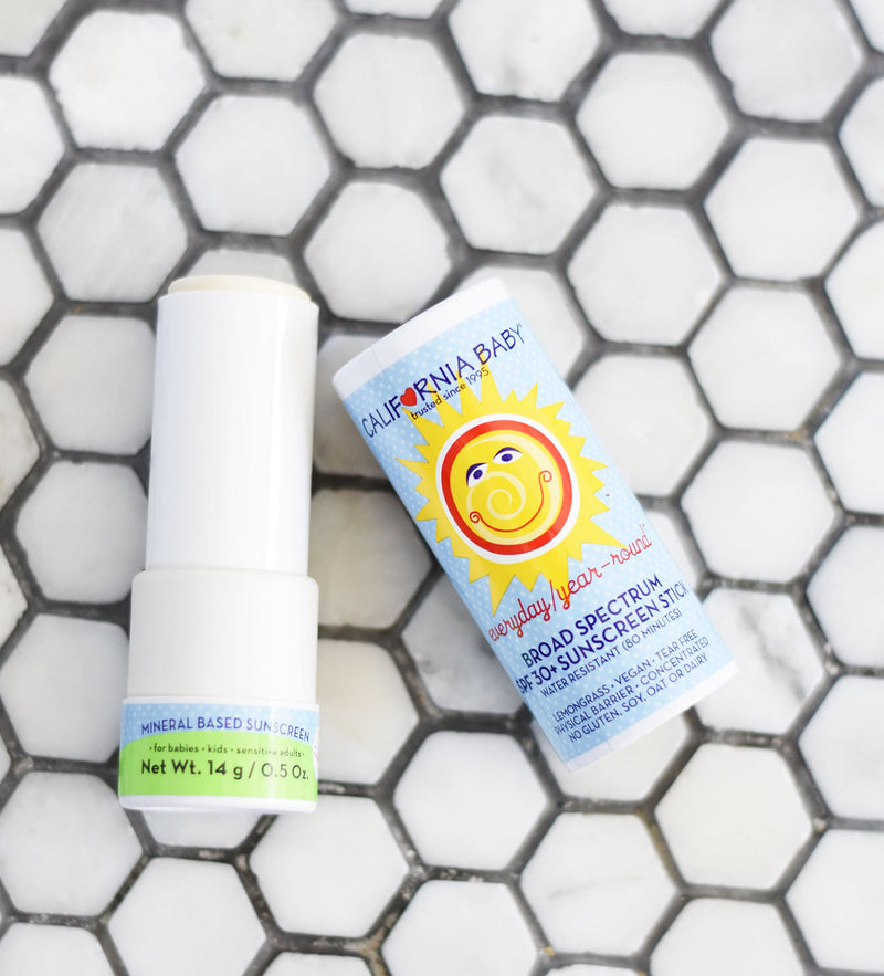 [Australia] - California Baby SPF30+ Sunscreen, Water Resistant and Hypo-Allergenic (Everyday/Year Round 0.5oz) 0.5 Ounce (Pack of 1) 
