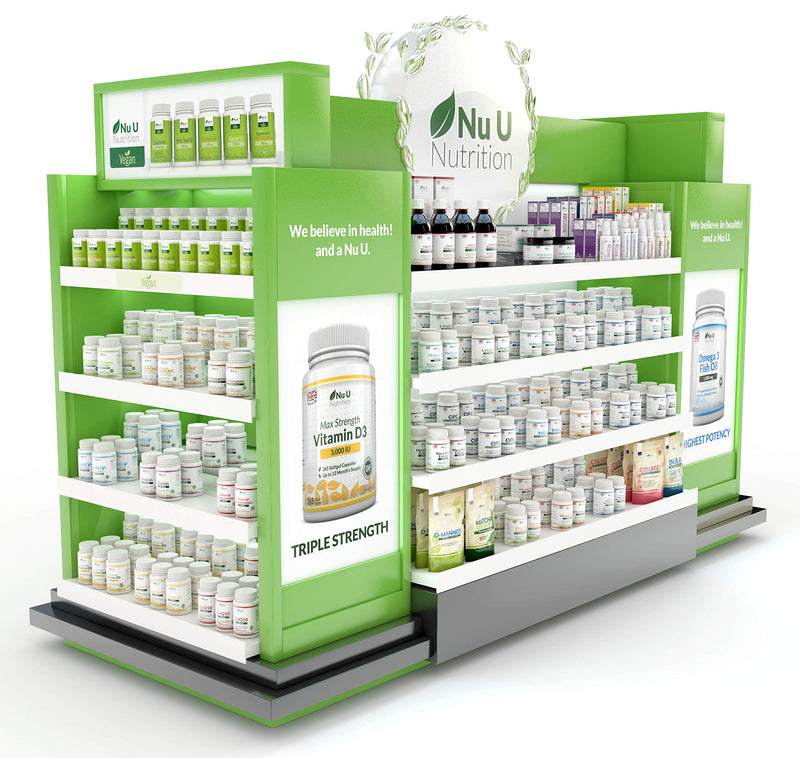 [Australia] - Biotin Hair Growth Supplement - 365 Vegan Tablets (Full Year Supply) - Biotin 10,000mcg by Nu U Nutrition 