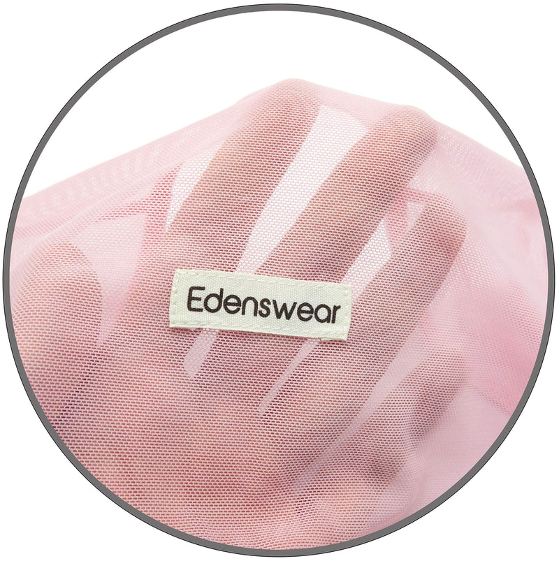 [Australia] - Edenswear Zinc-Infused Summer Mesh Mitten Sleeves for Kids with Eczema - Wet Wrap Therapy 36 Months Pink 