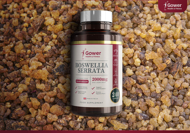 [Australia] - GH Boswellia Serrata Capsules 2000mg | Boswellia Indian Frankincense 5:1 Extract | 240 Vegetarian Capsules | Joint Care Supplement | Manufactured in ISO Licenced Facilities | Non-GMO & Gluten Free 1 Bottle (240 Capsules) 
