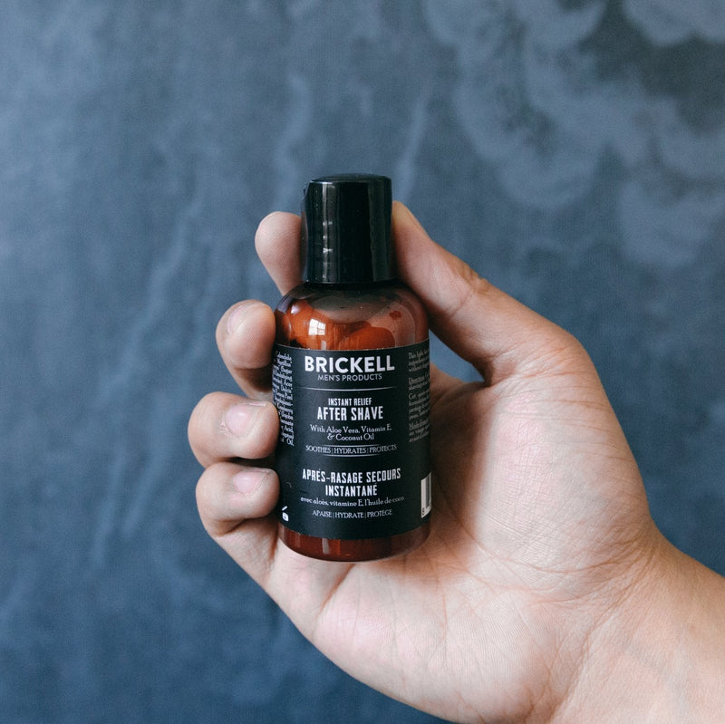 [Australia] - Brickell Men's Instant Relief Aftershave for Men, Natural and Organic Soothing After Shave Balm to Prevent Razor Burn, 59 ml, Scented 59 ml (Pack of 1) 