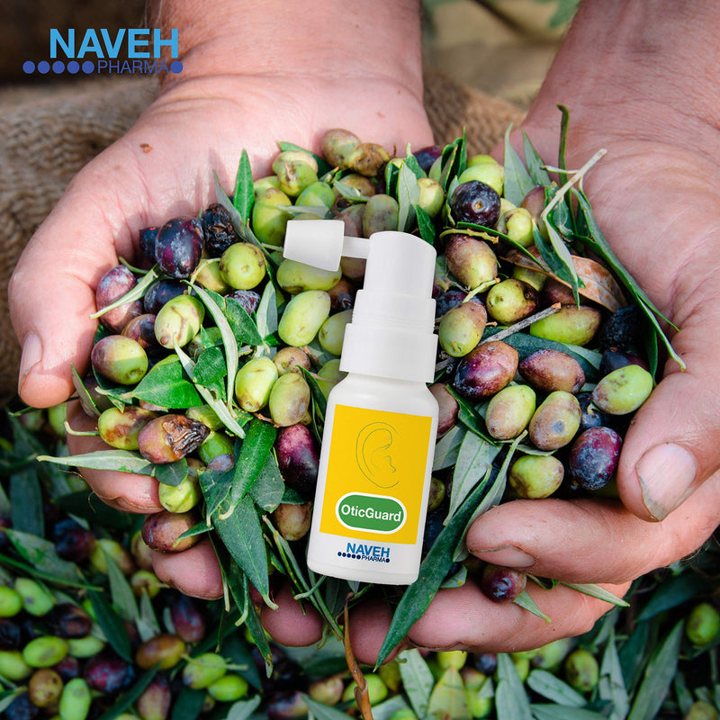 [Australia] - NAVEH PHARMA Otic Guard Natural Ear Wax Removal Spray – Herbal-Oil Blend for Ear Infections and Ear Pain in Adults – Ear Wax Softener for Clogged Ear Relief and Swimmer’s Ear 1 Fl Oz 1 Ounce (Pack of 1) 
