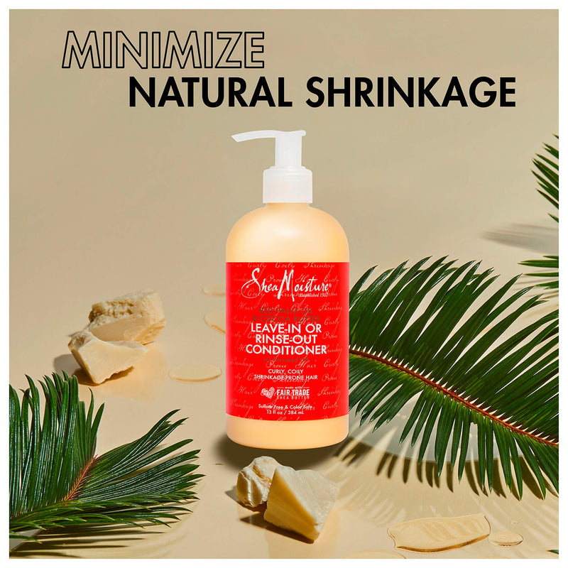 [Australia] - Sheamoisture Conditioner for Curly Hair Red Palm Oil and Cocoa Butter with Flaxseed Oil 13 oz 