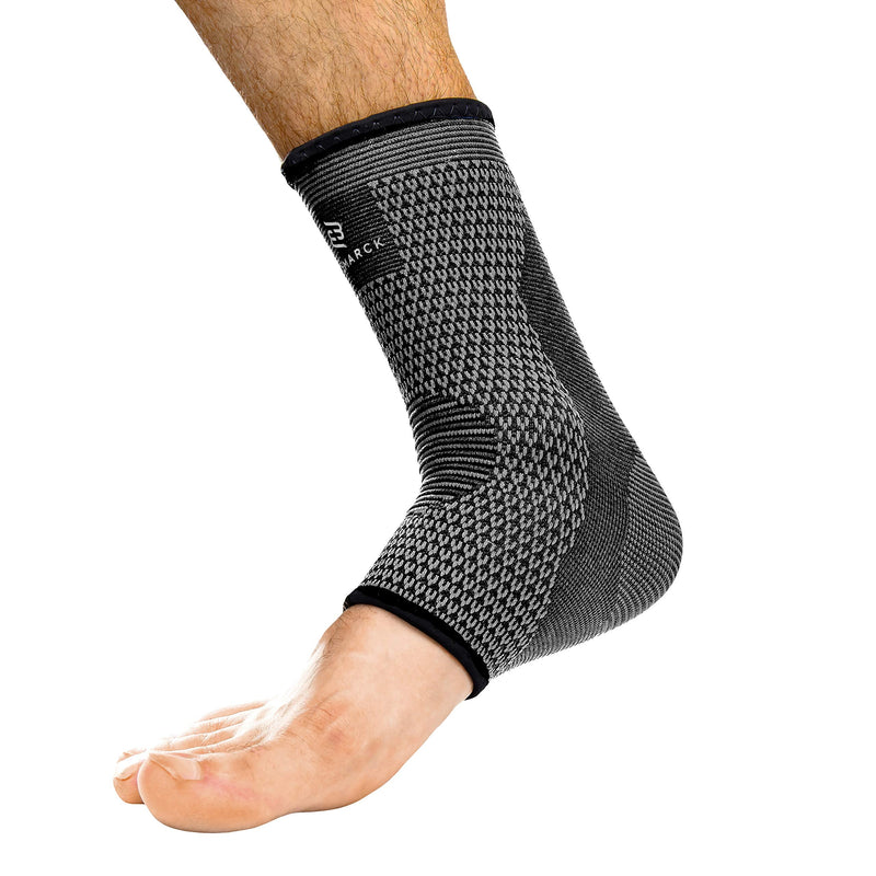 [Australia] - Achilles Tendon Support Brace, Plantar Fasciitis Sock, Ankle Compression Sleeve For Running, Tendonitis and Flat Feet Relief Gray Black Unisize 