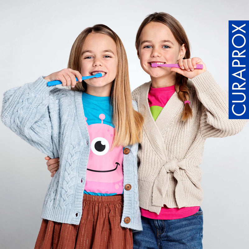[Australia] - Curaprox Children's Toothpaste CS Kids Strawberry, 60ml - Strawberry Toothpaste for Kids 2 + Years with 950 ppm Fluoride - SLS Free, Microplastic Free & Triclosan Free Kids Toothpaste, Clear 