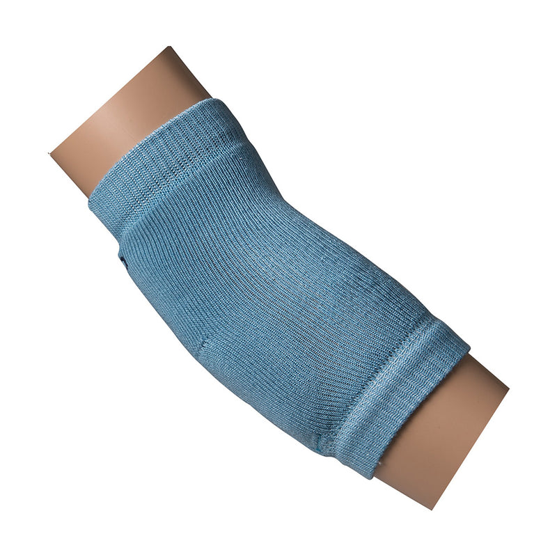 [Australia] - MABIS Heel and Elbow Brace for Tendinitis, Arthritis and Plantar Fasciitis with Gel Insert to Reduce Pressure and Enhance Support, Machine Washable, Pack of 2, Blue, Size Medium 