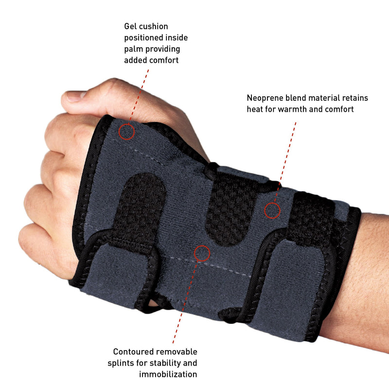 [Australia] - ACE Deluxe Wrist Brace, Left, Large/Extra Large Large/X-Large (Pack of 1) 