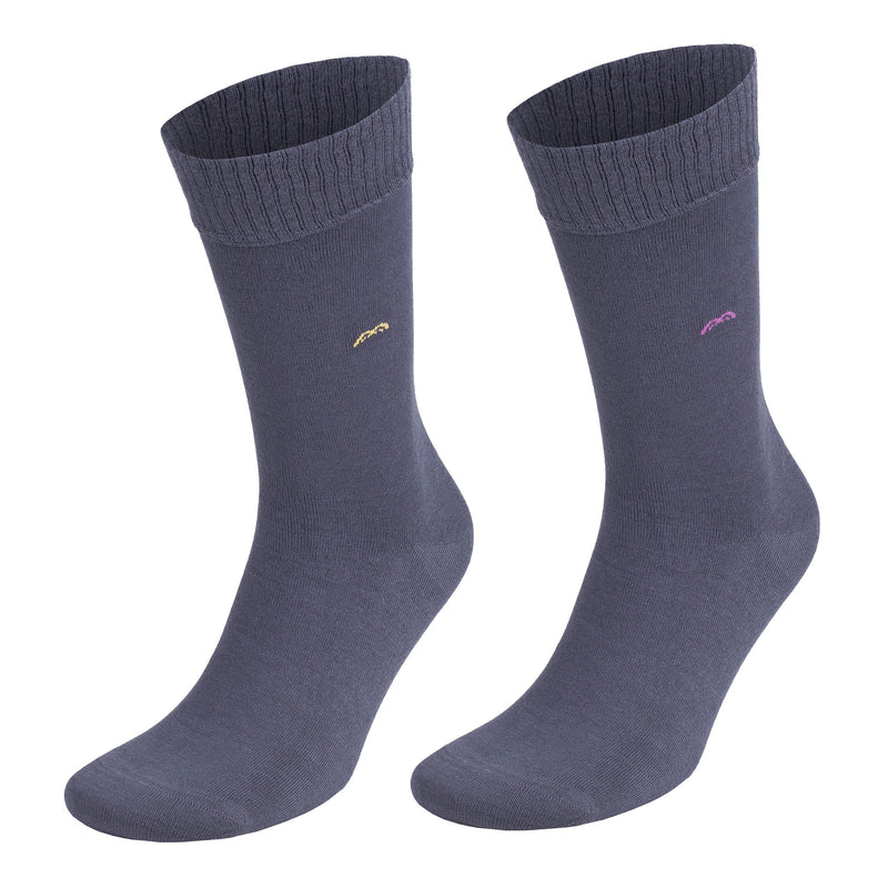 [Australia] - Bambooven Men’s Diabetic Dress and Trouser Socks – Premium Bamboo, Super Soft, Odor Free and Breathable, Calf Socks, Crew Socks, Luxury Bamboo Fibers (6 Pack) Mixed Color-6 Pack 