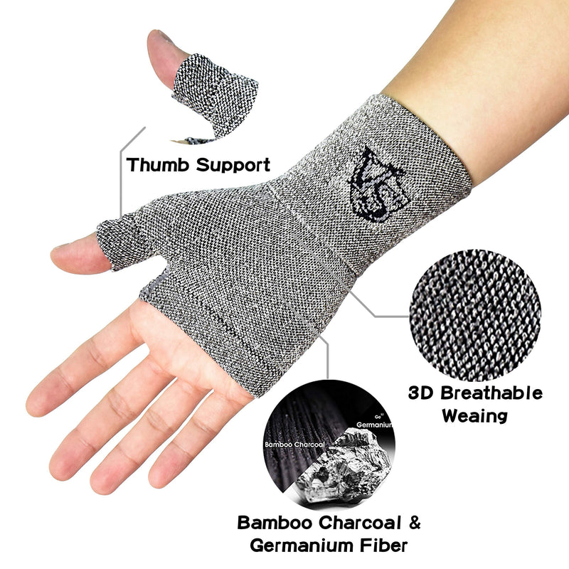 [Australia] - Vital Salveo-Compression Recovery Wrist and Thumb Support For Arthritis Joint Pain Tendonitis Fatigue, Carpal Tunnel Syndrome Sprains Hand and Wrist Pain(1PC)-Small Small (Pack of 1) 
