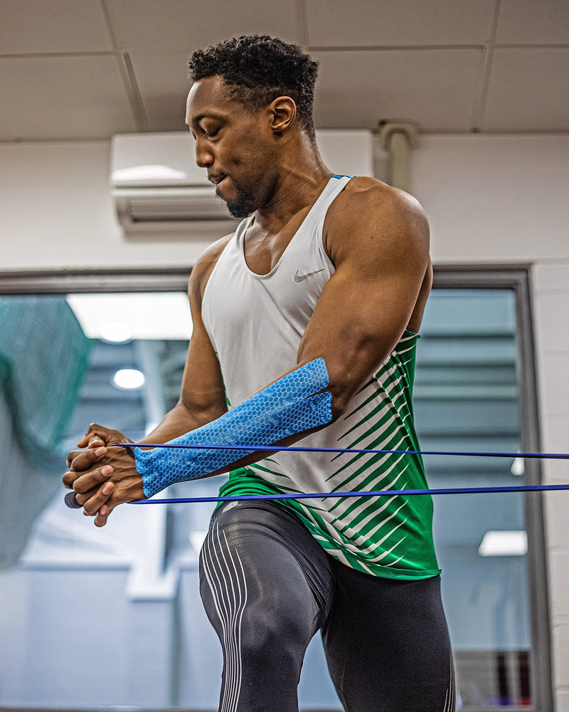[Australia] - FlexU Kinesiology Tape, Black 3 Roll Pack - Ultra-Thin Rayon, Latex-Free, Hypoallergenic Professional Therapeutic Tape to Alleviate Pain, Reduce Swelling, and Promote Faster Recovery 