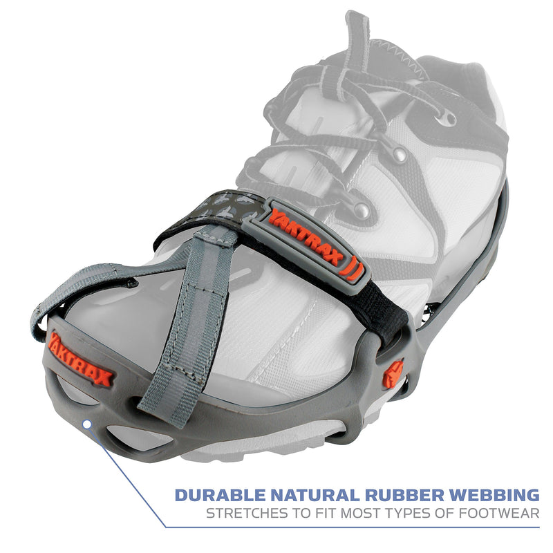 [Australia] - Yaktrax Run Traction Cleats for Running on Snow and Ice (1 Pair) Large (Shoe Size: W 13-15/M 11.5-13.5) 