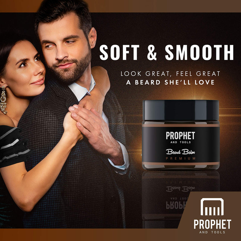 [Australia] - Styling Beard Balm - Organic and Moisturizing Beard Butter with 12 Hour Hold | Works with All Ethnicities & Hair Colors | Reduces Skin Irritation & Flaking - Invigorates Beard Growth 