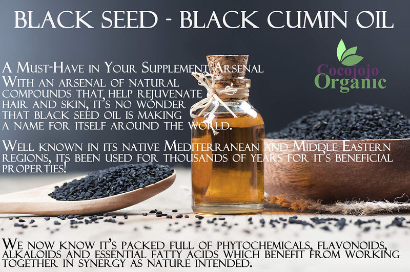 [Australia] - Organic Black Seed Oil 8 oz USDA Certified Organic 100% Pure Natural Black Cumin Seed Oil Unrefined Cold Pressed Extra Virgin Nigella Sativa Oil - Premium Grade A Black Seed Oil Organic Cold Pressed 