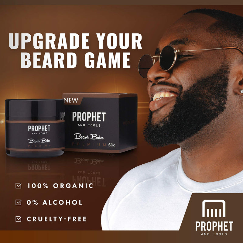 [Australia] - Styling Beard Balm - Organic and Moisturizing Beard Butter with 12 Hour Hold | Works with All Ethnicities & Hair Colors | Reduces Skin Irritation & Flaking - Invigorates Beard Growth 