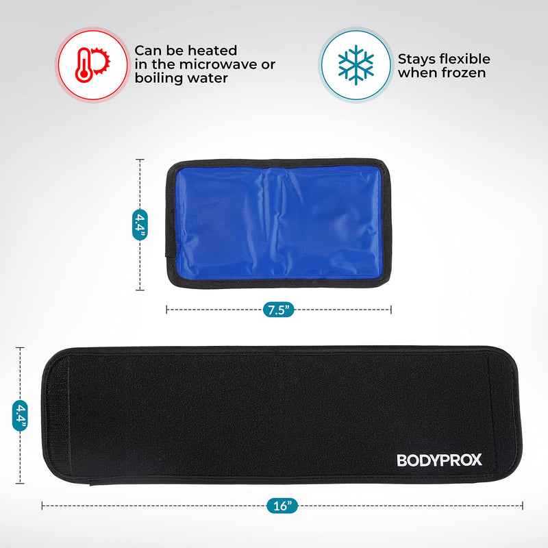 [Australia] - Cold & Hot Therapy Wrap, Reusable Gel Pack for Pain Relief. Great for Sprains, Muscle Pain, Bruises, Injuries, Etc. (Foot, Arm, Elbow, Ankle). 