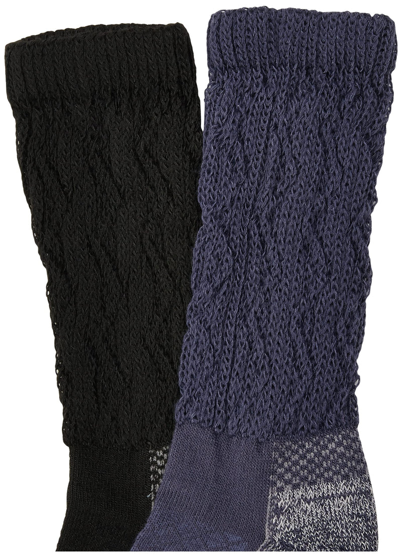 [Australia] - Dr. Scholl's womens Advanced Relief Socks - 2 & 3 Pair Packs 4-10 Denim Black 