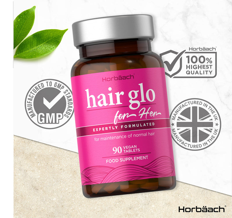 [Australia] - Hair Vitamins | 90 Tablets | Supports Hair Growth | with Biotin, Copper, and Zinc | Vegan Supplement for Hair Loss | by Horbaach 