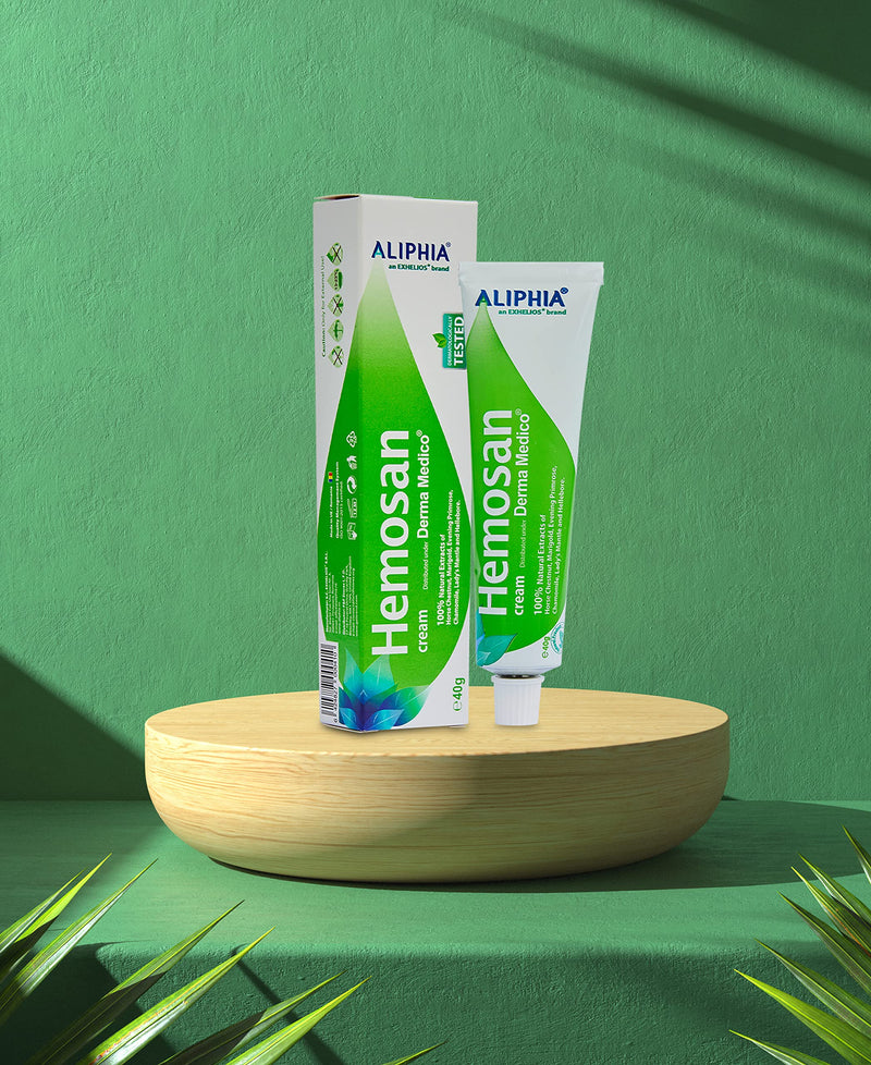 [Australia] - Derma Medico HEMOSAN Hemorrhoid Creams 2 Pack, Fast Pain Relief Piles Treatment Strong Anal Haemorrhoid Cream Fissure Anal Eczemas Pruritus ANI, 100% Natural Plant Extracts Pile Oinment Paraben Free 