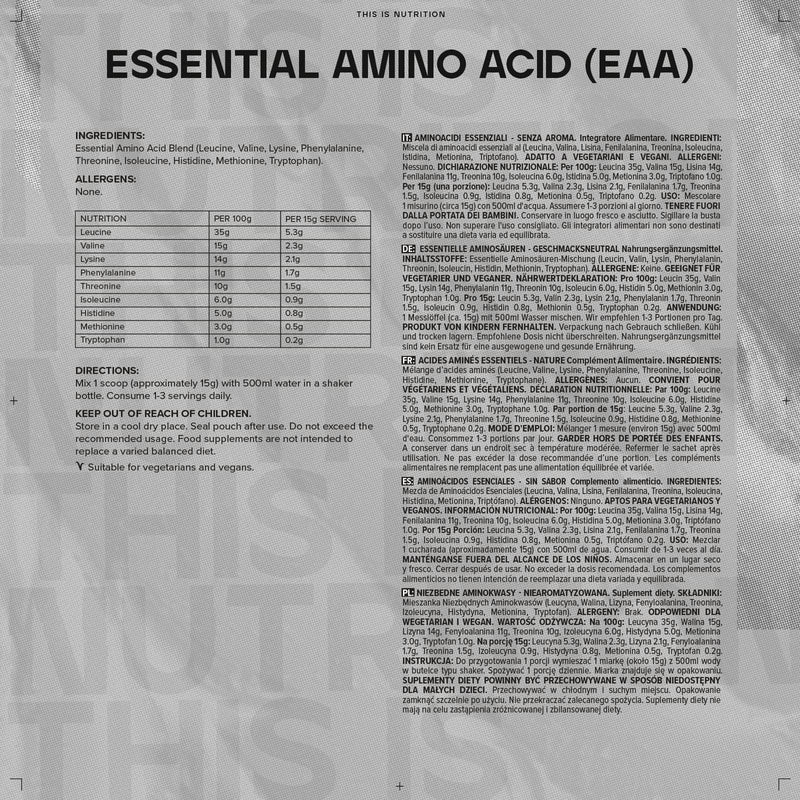 [Australia] - Bulk Pure Essential Amino Acids Powder, 100 g, Packaging May Vary 100 g (Pack of 1) 