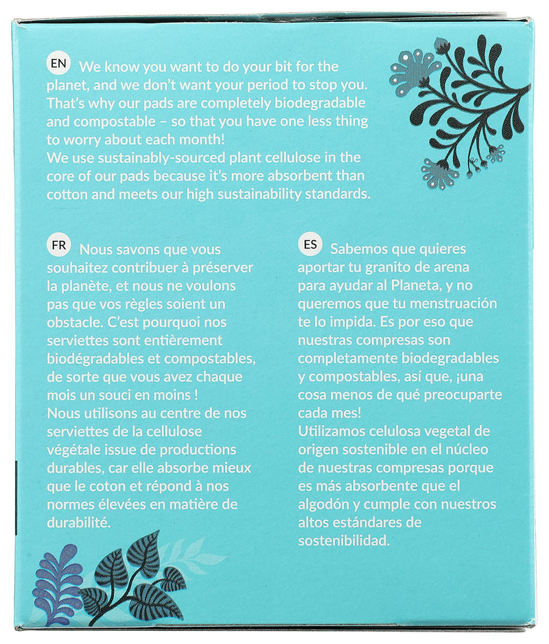 [Australia] - Natracare Slim Fitting Ultra Pads with Wings, Regular, Made with Certified Organic Cotton, Ecologically Certified Cellulose Pulp and Plant Starch (1 Pack, 14 Pads Total)… 