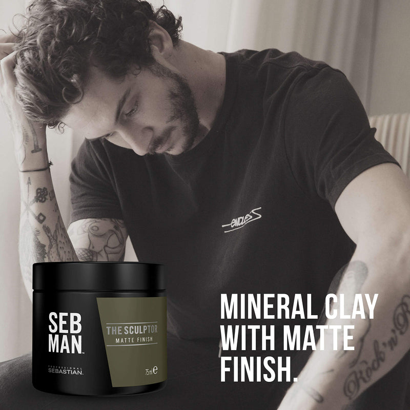 [Australia] - SEB MAN The Sculptor Long-Lasting Hold Clay Matte Finish 75 ml 