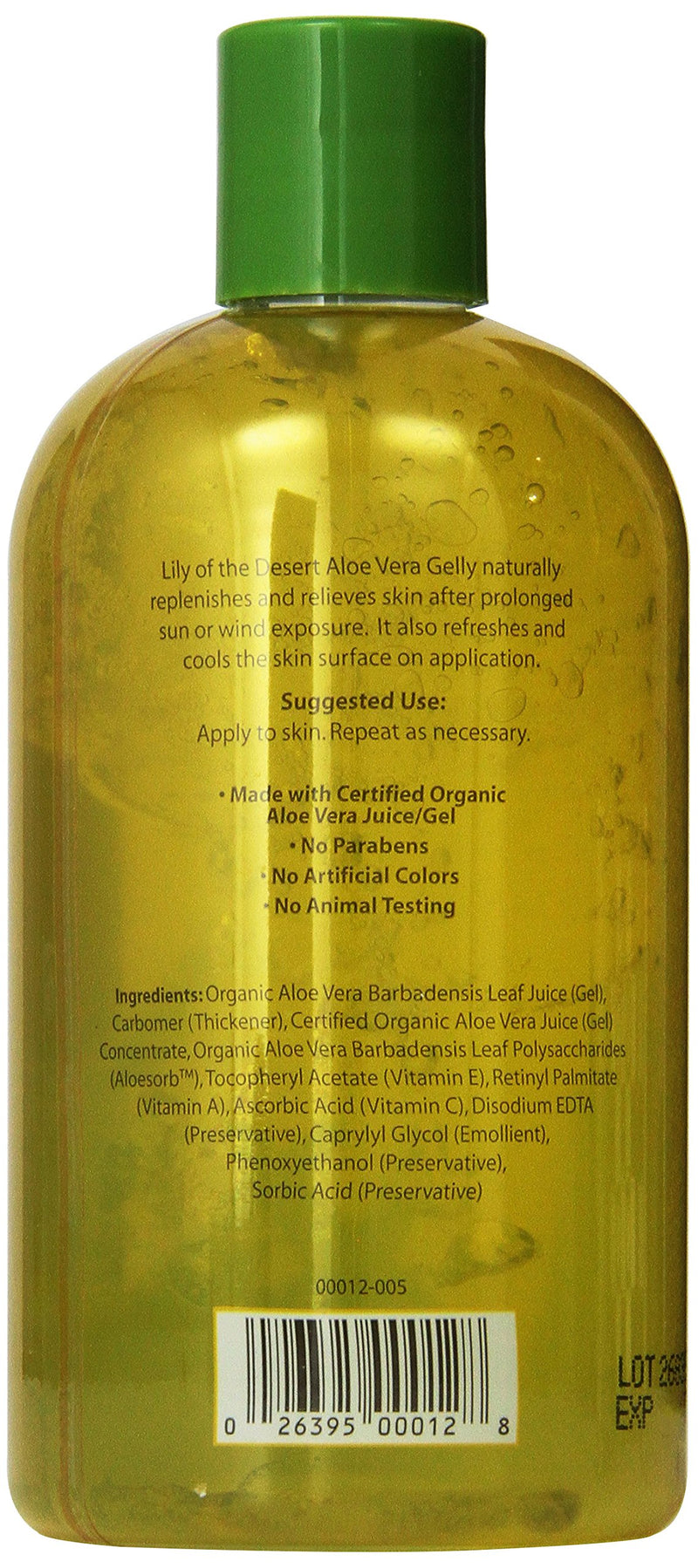 [Australia] - Lily of the Desert Aloe Vera Gelly Bottle, 12 Ounce 12 Ounce (Pack of 1) 